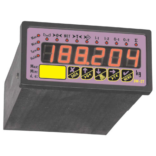 Indicador de pesaje con visualizador led - DW-ST  - Data-Control PC - empotrable / Ethernet / sin cable