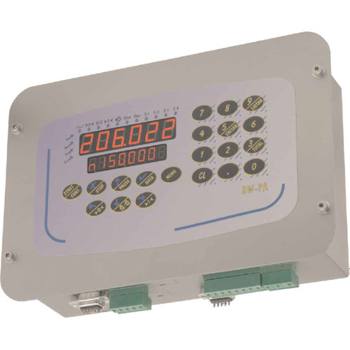 Indicador de pesaje con visualizador led - DW-PA  - Data-Control PC - empotrable / multifunción / de acero inoxidable