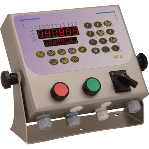 Indicador de pesaje con visualizador led - DW-IX-DSP - Data-Control PC - de pared / IP54 / de acero inoxidable