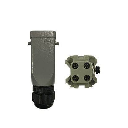 Conector de alimentación eléctrica - CMB_03 series - iNOReA - Socket / recto / macho-hembra