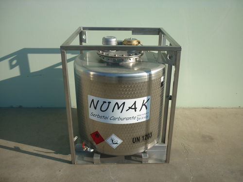 Cuba de transporte - numak srl - de combustible / gasolina / de acero inoxidable