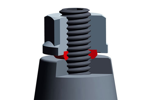Tuerca hexagonal - SEAL LOCK® - BOLLHOFF - de acero / hidráulica / autoestanca