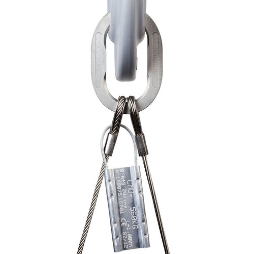 Eslinga de cable - 8411 - LIFTEUROP - 2 ramales / de acero inoxidable