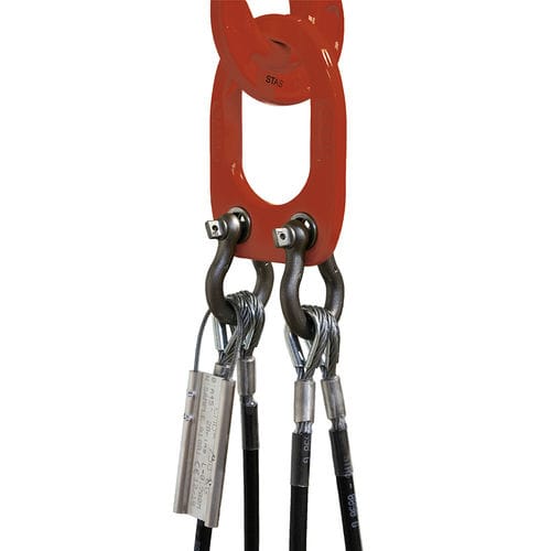Eslinga de cable - 8909 - LIFTEUROP - 4 ramales / galvanizada