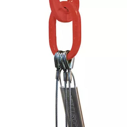 Eslinga de cable - 830 series - LIFTEUROP - 3 ramales / galvanizada