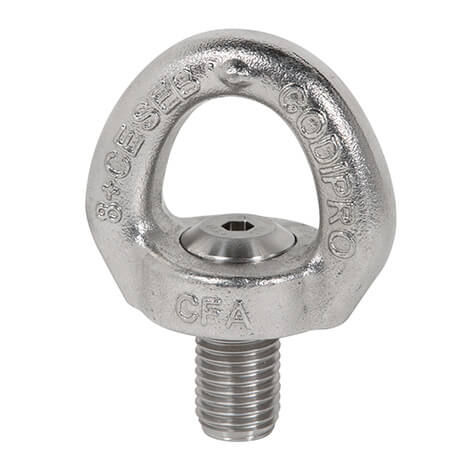 Anillo de elevación de rosca - SS.SEB seriees - LIFTEUROP - de acero inoxidable