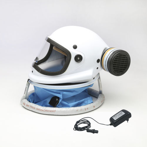 Casco para la pulverización de pesticidas - PROF88-LI ZA2P3 - Kasco s.r.l. - con respirador / con ventilación asistida / filtrante
