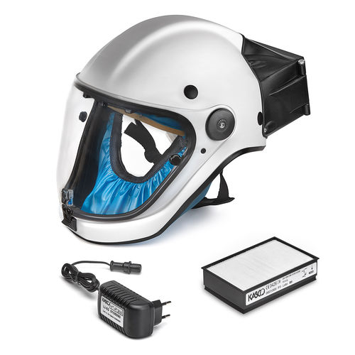 Casco para tareas de arenado - KAIOS e-TA P3 - Kasco s.r.l. - EN 397 / EN 166 / a prueba de choques
