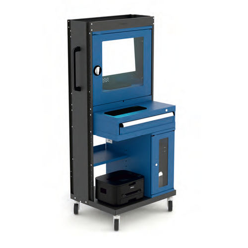 Armario informático con ruedas - 103 series - HECO - modular