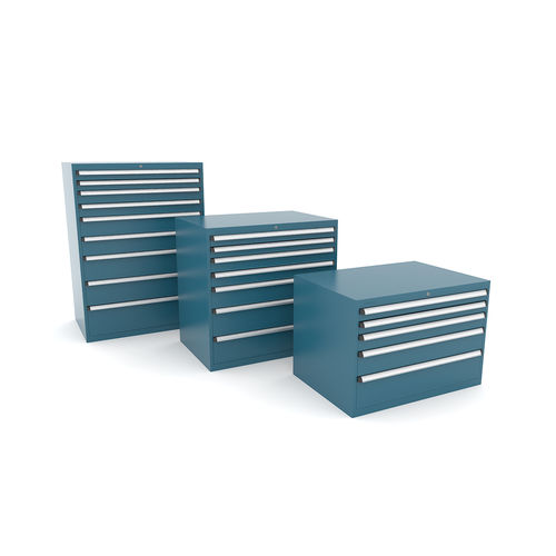 Armario de almacenamiento - 119 series - HECO - con patas / con cajones