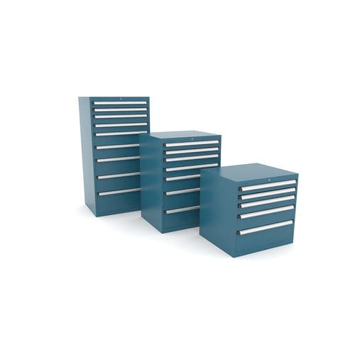 Armario de almacenamiento - 122 series - HECO - con patas / con cajones / de metal