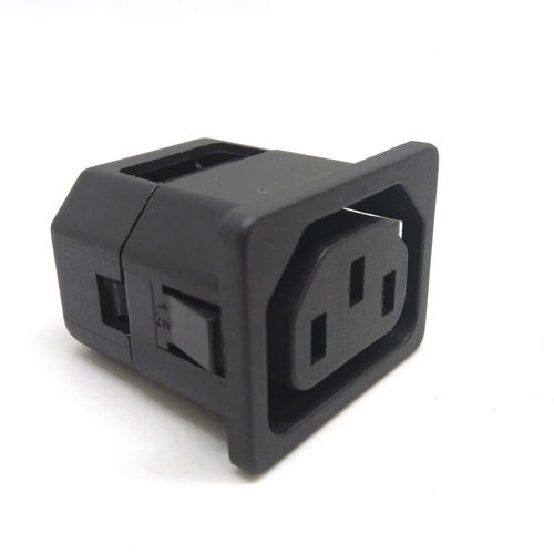 Tomacorriente para montar sobre panel - EMO-111-X - Elcom - empotrable / IEC