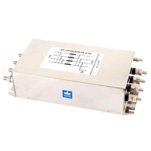 Filtro electrónico paso alto - C76  - Elcom - activo / RFI / trifásico