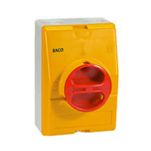 Interruptor seccionador rotativo - BACO - de baja tensión / cerrado
