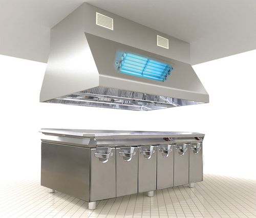Unidad de desinfección UVC - UV-SMELL-SQ - LIGHT PROGRESS SRL - con ozono / para la industria agroalimentaria / para hospitales