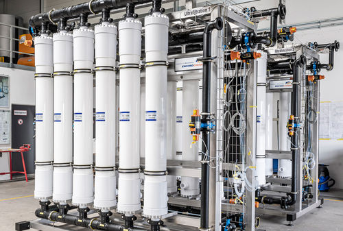 Microplanta para tratamiento de aguas residuales mecánica - EnviroChemie GmbH - continua