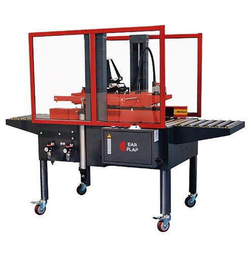 Precintadora de cajas de cartón semiautomática - P25 - EAR FLAP® - varias solapas / cinta adhesiva