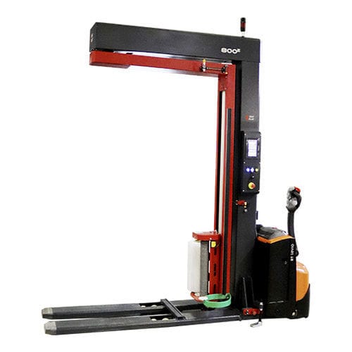 Envolvedora con brazo giratorio - 800e - EAR FLAP® - semiautomática / con freno mecánico / para palés