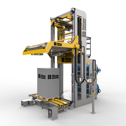Enfundadora automática - COMBI-GLASS - THIMON - con film retráctil / para palés / para la industria alimentaria y de la bebida