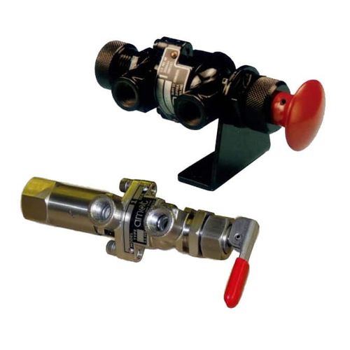 Válvula de 3 vías - 4057 - AWF - de tapón / manual / neumática