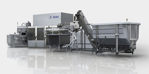 Sopladora / llenadora / taponadora para etiquetas - Combi BD - SIDEL - para productos alimentarios / de bebidas