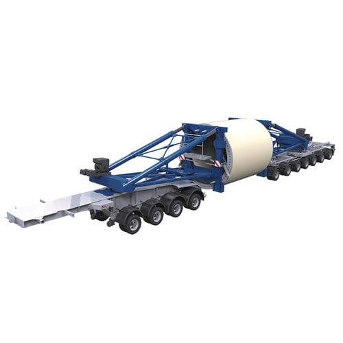 Remolque para equipamiento industrial - RA 3 - Goldhofer - para torre de molino de viento / de más de 6 ejes / de acoplamiento