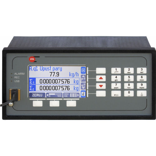 Calculador de caudal para líquido y gas - FP-3031 - Metronic AKP - con función de conteo / de grabadora de datos