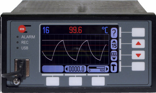 Registrador de datos de temperatura - MPI-C - Metronic AKP - de caudal / de nivel / de humedad