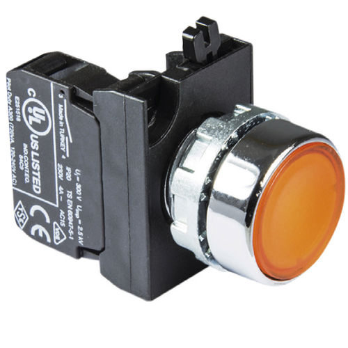 Botón pulsador de mando - BM100 - Tecnomatic Italia - de metal