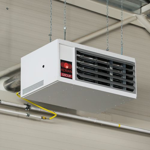 Generador de aire caliente de pared - ADRIAN-AIR® AX - ADRIAN GROUP s.r.o. - de gas / industrial