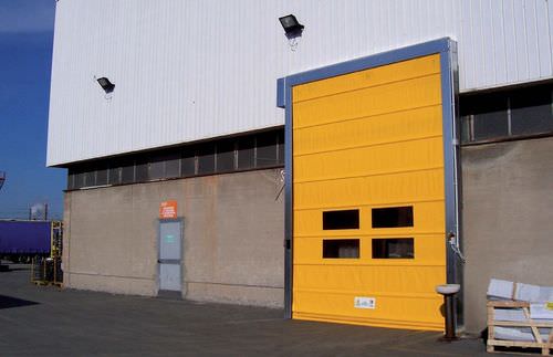 Puerta apilable - Fulmine - Breda Sistemi Industriali S.p.A. - de hangar / industrial / rápida