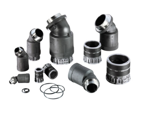 Racor codo a 45º - KAH series - ABB Smart Power - hidráulico / push-in / de rosca