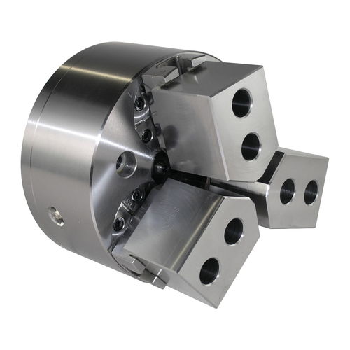 Mandril de sujeción de piezas para aplicaciones de torneado - PW series - Kitagawa Europe - de alta precisión / pull-back / 3 mordazas