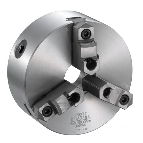 Mandril de sujeción de piezas para la mecánica de precisión - JN06T - Kitagawa Europe - para aplicaciones de torneado / de alta velocidad / de sujeción manual