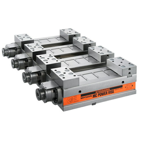 Mordaza para máquina herramienta - MH125N-4 - Kitagawa Europe - neumática / modulable / horizontal