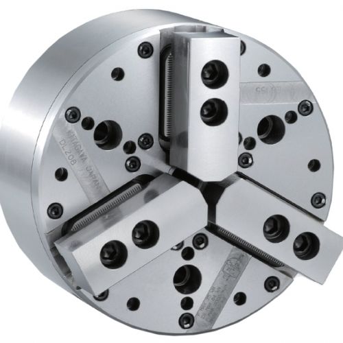 Mandril de sujeción de piezas para torneado interno - DL206 - Kitagawa Europe - de alta precisión / pull-back / 3 mordazas