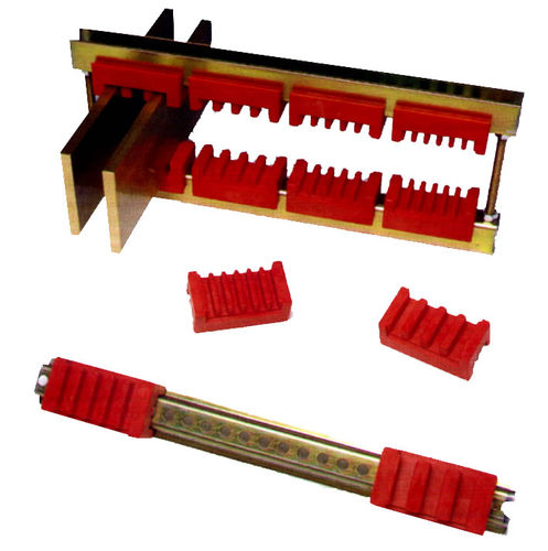 Soporte para electroducto - SPV series - FRER - de policarbonato / modular / fijo