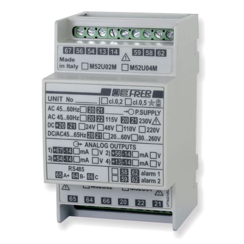 Módulo de salida analógico - M52U02 - FRER - con 2 salidas analógicas / con 4 salidas analógicas / de red