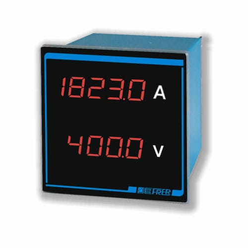 Indicador de corriente - D96MU7 - FRER - de tensión continua / digital / para montaje sobre panel