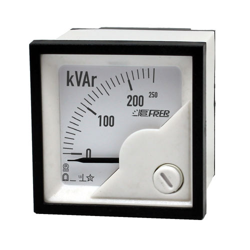 Dispositivo de medición de potencia de potencia reactiva - F48R series - FRER - analógico / empotrable / monofásico