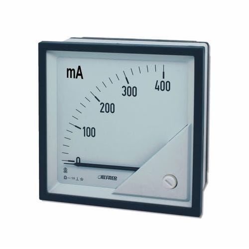 Miliamperímetro DC - F72MMA - FRER - analógico / para montaje en panel