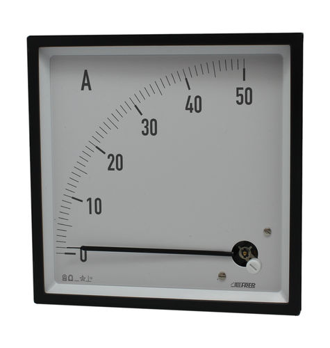 Amperímetro analógico - F14MAX - FRER - DC / montado en panel