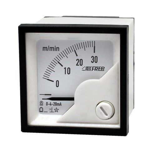 Instrumento de medida de corriente - F48MSX - FRER - electrónico / para transductor / analógico