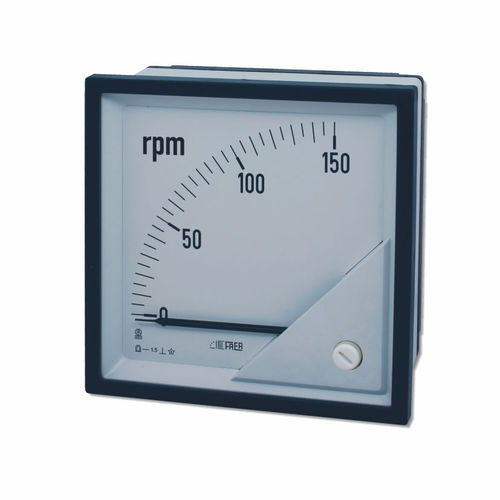 Tacómetro analógico - F72TPX - FRER - con contacto / para montaje en panel