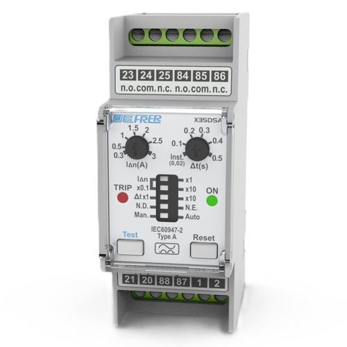 Relé de protección de fuga a tierra - X35DSA - FRER - en riel DIN