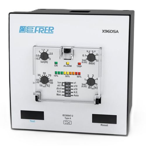 Relé de protección de fuga a tierra - X96DSA - FRER - para red y sistema / para montaje en panel / IEC