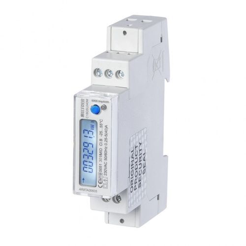 Contador de energía eléctrica monofásico - C18QSL040MD3AI - FRER - en riel DIN / Modbus / certificado MID