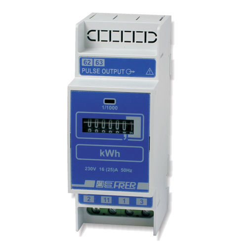 Contador de energía eléctrica monofásico - C35WSM025 - FRER - en riel DIN