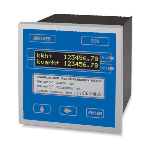 Contador de energía eléctrica trifásico - C96UYL - FRER - para montaje sobre panel / bidireccional / con pantalla LCD