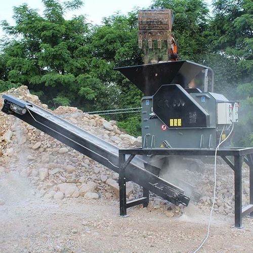 Machacadora de mandíbula - CR 400 - CM Srl - móvil / compacta / para material mineral